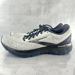 Brooks Trace 1 Men's 11.5 D Running Shoes Gray Sneakers Gym Athletic